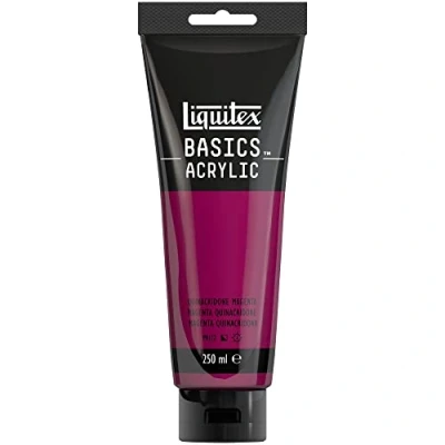 Imagen de Liquitex Basics Tubo de pintura acrílica, magenta quinacridona, 250ml
