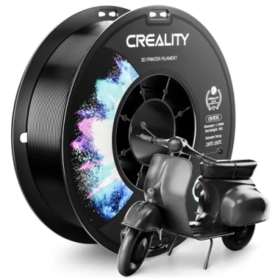 Imagen de CREALITY Filamento PETG de 1,75 mm para impresora 3D, 1 kg, bobina cuidadosamente enrollada, precisión dimensional ± 0,03 mm, lote 2024, adecuado impresoras Ender, Bambu Lab, Anycubic, ELEGOO
