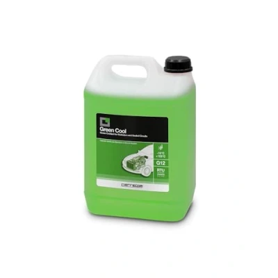 Imagen de ERRECOM Green Cool, Líquido para Radiador Verde 10C, anticongelante G12 con Paquete inhibidor orgánico Oat, Listo Usar, 5 litros