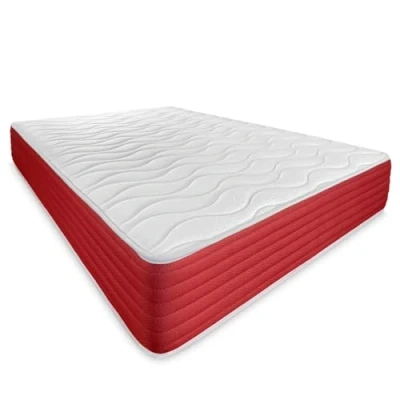 Imagen de DUÉRMETE ONLINE Colchón Viscoelástico Lite Reversible, Firme y Confortable, Cara Invierno/Verano, Blanco, Altura 30 cm, 150 x 180 cm