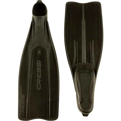 Imagen de Cressi Pro Star Aletas, Unisex, Negro, 39 40