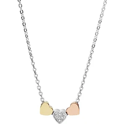 Imagen de Fossil Vintage Motifs Collar silver/rose gold/goldcoloured, Mujer, Talla: One Size, Silver /rose gold /gold coloured
