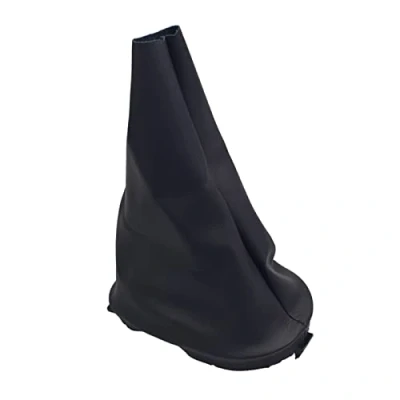 Imagen de Pomo Palanca Cambios Cambio Marchas Coche con Funda Maletero para Renault Clio II III Megane 2 Scenic Cuero Kangoo
