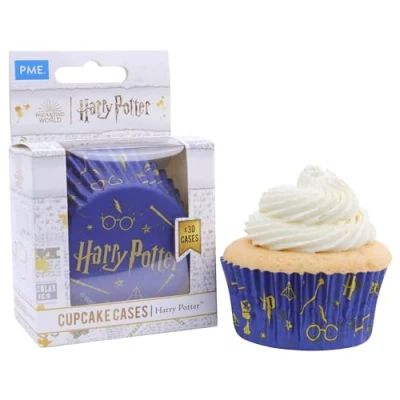 Imagen de PME Harry Potter Cápsulas para Cupcakes Forradas de Aluminio, Set 30, Mundo Mágico