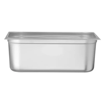 Imagen de HENDI Recipiente GN 1/1,contenedor GN,bordes redondeados,resistente a Temperaturas de 40 300C,apto para hornos,congeladores,calientaplatos,baño María,28L,530x325x(H) 200mm,acero inoxidable