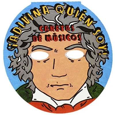 Imagen de Caretas de Músicos Adivina quién soy: Juega, aprende y colorea