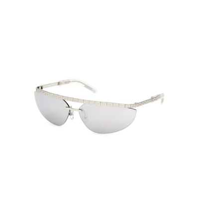 Imagen de GCDS Gafas de sol Shiny palladium smoke mirror, Talla: 71, mirror