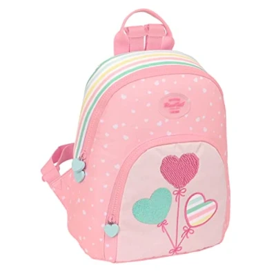 Imagen de Blackfit8 Mini Mochila para Uso Diario, Ideal Niños de Diferentes Edades, Cómoda y Versátil, Calidad Resistencia, Tejido Reciclable, 25x13x30 cm, Color Rosa