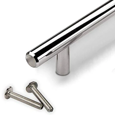 Imagen de tirador para mueble SOTECH G11 de barra cromado con BA 320 mm longitud total 380