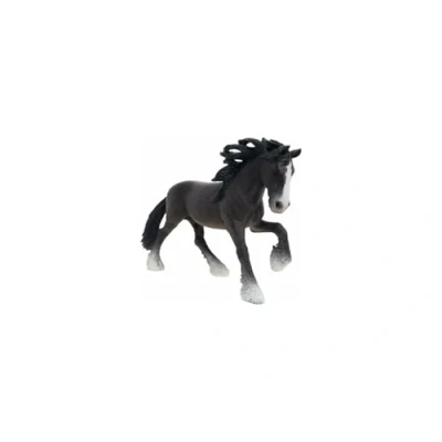 Imagen de Schleich 13734 My Little Pony, Spirit Animal Caballo Semental Shire, Negro, marrón, Color Blanco (13734)