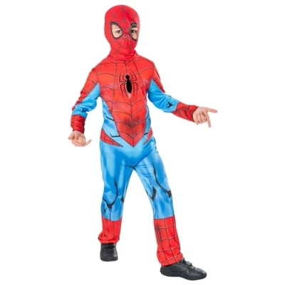 Imagen de Rubies Disfraz Spiderman para niño, Jumpsuit y máscara, Licencia Oficial Marvel, sostenible Green Colección halloween, navidad, carnaval cumpleaños