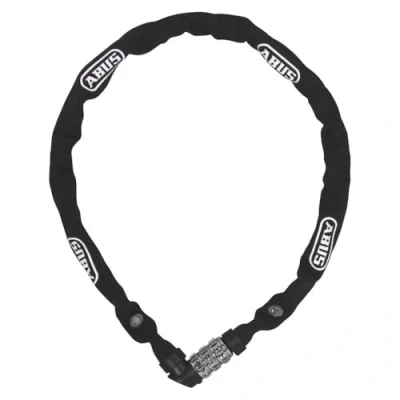 Imagen de ABUS candado de cadena 1200 Web combinación acero especial nivel seguridad 2 110 cm negro