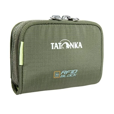 Imagen de Tatonka Plain Wallet RFID B, Accesorio de Viaje Billetera Unisex Adulto, Olive, 11 x 7 2 cm