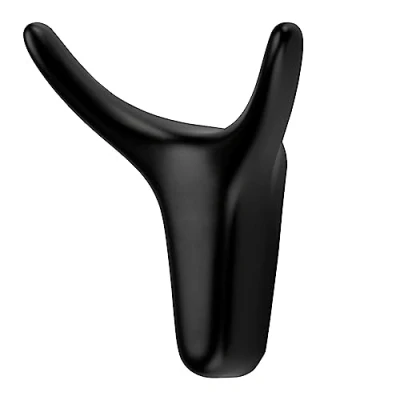Imagen de SOTECH Gancho para ropa TORO Altura: 66 x Ancho: 60 mm negro mate Moderno de zinc fundido a presión pared estable