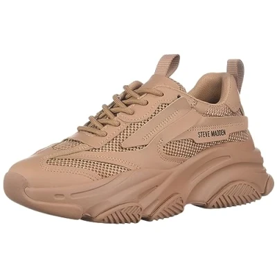 Imagen de Steve Madden Posesión, Zapatillas Mujer, Almendra, 38 EU