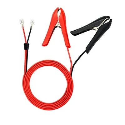 Imagen de CERRXIAN 1,8 m 18 AWG 12 V 24 Abrazadera de batería Clip con Empalme rápido Bloqueo Terminal Cable extensión,Utensilios para el hogar
