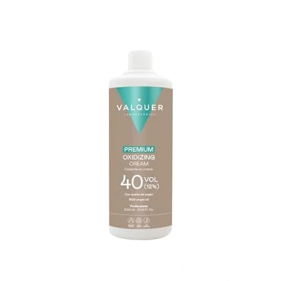 Imagen de Válquer Profesional Oxigenada Premium Ultra Cremosa 40 Vol (12%), Agua para Tintes, Coloración Capilar Permanente, 1000 Mililitros