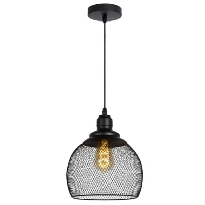 Imagen de Lucide MESH Lámpara colgante Ø 22 cm 1xE27 Negro