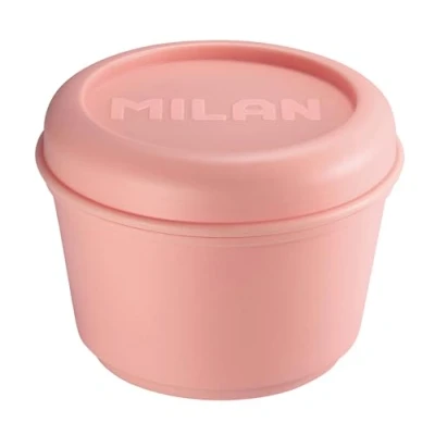 Imagen de MILAN® Recipiente para alimentos hermético redondo 0,25l, rosa