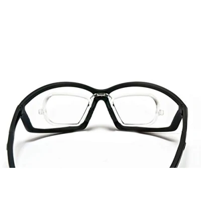 Imagen de BERTONI Gafas Ciclismo Esqui Moto Golf y Running Anti Vaho con Clip Optico para Lentes Graduadas incluido (Transparente)