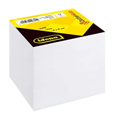 Imagen de Idena 10442 Bloc de notas (9 x 9 cm, 800 hojas), color blanco