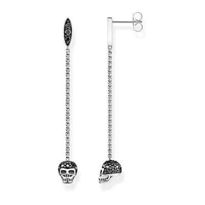 Imagen de THOMAS SABO Pendientes Señoras plata oxidada circonita Otra forma H2164 643 11