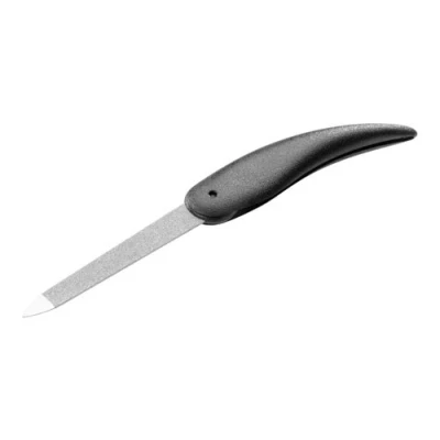 Imagen de REMOS lima de bolsillo uñas zafiro 7,5 cm/13,5 cm en negro