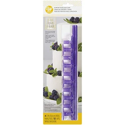 Imagen de Wilton Plastic Support Dowel Rods, Multi Colour