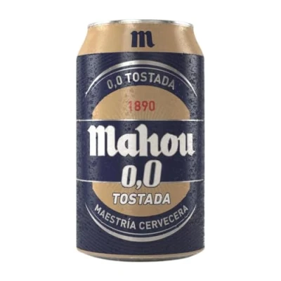 Imagen de Cerveza Caja de 24 unidades Tostada 0,0 Lata 33 cl Sin Alcohol