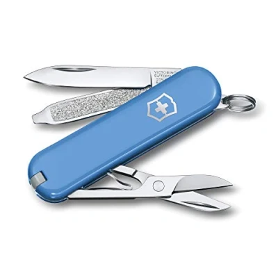 Imagen de Victorinox, Classic SD, Navaja Multiuso Suiza, Cuchillo bolsillo, Regalo, 7 Funciones, Hoja pequeña, Lima de uñas