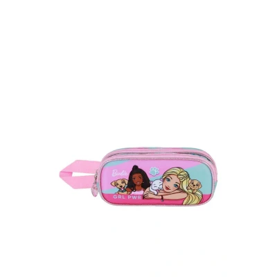 Imagen de Karactermania Barbie Pets Estuche Portatodo 3D Doble, Rosa, 22 x 10 cm