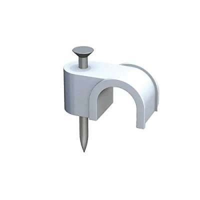 Imagen de fischer Grapilla fija cables Gc 0 2 Blanca. Para fijar cable paralelo (100 unidades)