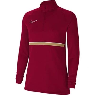 Imagen de Nike Womens Dril Top Academy 21 Drill para Mujer, Team Red/White/Jersey Gold/White, CV2653 677, S