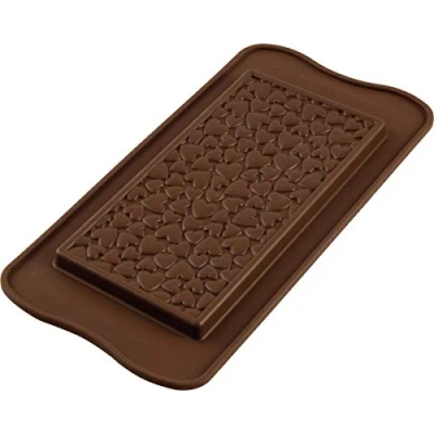 Imagen de Unbekannt SCG38 Love Choco Bar, Silicone, marrón, 11,7 x 7,9 11 cm