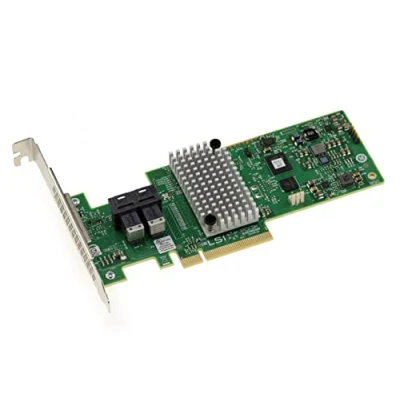 Imagen de Kalea INFORMATIQUE Tarjeta controladora PCIe 3.0 SAS de 12 GB y 8 Puertos internos con Raid 0 1 5 10 50 JBOD. Modelo LSI OEM 9340 8i. Perfil Alto bajo, Ref H3 25499 04002