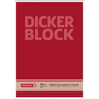 Imagen de Brunnen 1052687 Bloc de notas (A4, a rayas, 100 hojas, 60 g/m²)