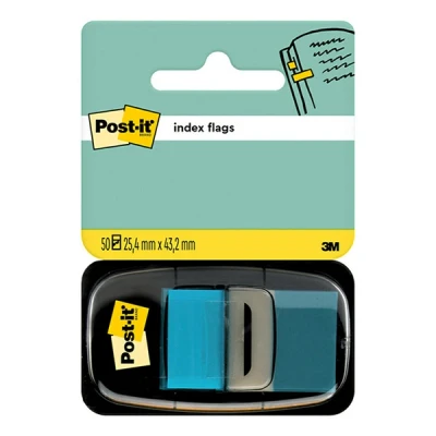 Imagen de Post It 680 23 Marcador index, 25.4 x 43.1 mm, color azul