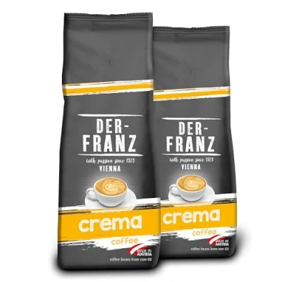 Imagen de Der Franz Café Crema con certificación UTZ, molido, 2 x 500 g