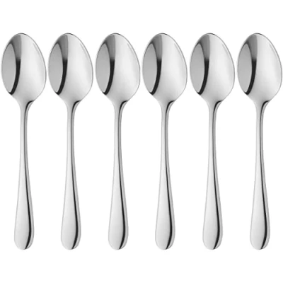 Imagen de WMF Merit Set 6 cucharas de Moca, cromargan Protect, Color Plateado