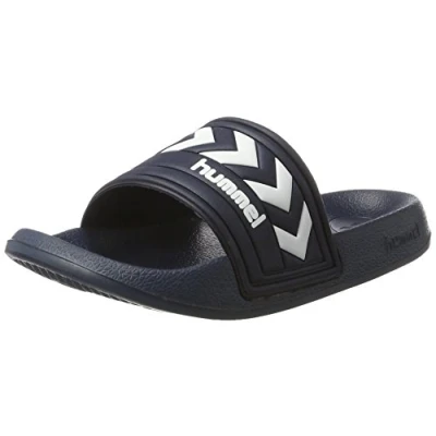 Imagen de Hummel Larsen Slipper, Mocasines para Unisex adulto, Azul (Dress Blue/white), 37 EU