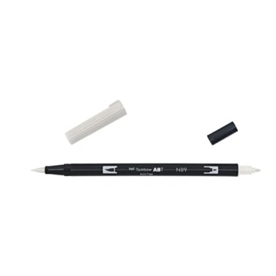 Imagen de Tombow ABT Dual Brush Rotulador Acuarelable de Doble Punta para Dibujos Profesional, Lettering, Manga, Bocetos y Acuarela Color N89