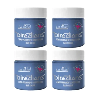 Imagen de 4 x La Riche Directions Semi Permanent Hair Color Bote de 100 ml (Silver)