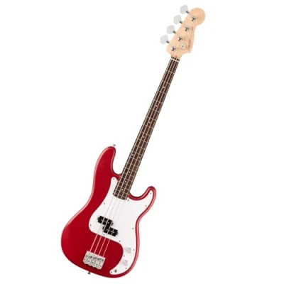 Imagen de Fender Squier Debut Series Precision Bass Guitarra Bajo, para Principiantes, con 2 Años de Garantía, Rojo Dakota