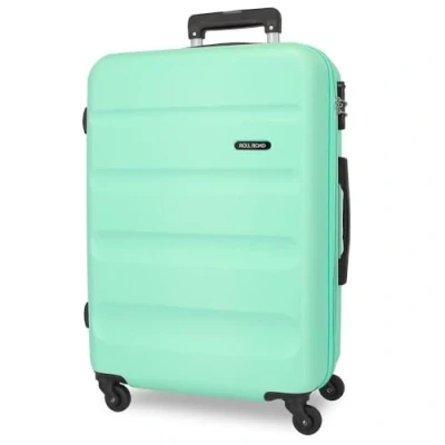 Imagen de Roll Road Flex Maleta Mediana Verde 46x65x23 cms Rígida ABS Cierre combinación 56L 3,1Kgs 4 Ruedas