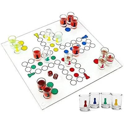 Imagen de Juego de Parchís con vasos chupito