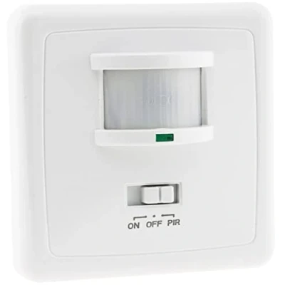Imagen de ChiliTec rasante Detector de Movimiento PIR 160 LED Adecuado, tecnología Alambre 3, Color Blanco