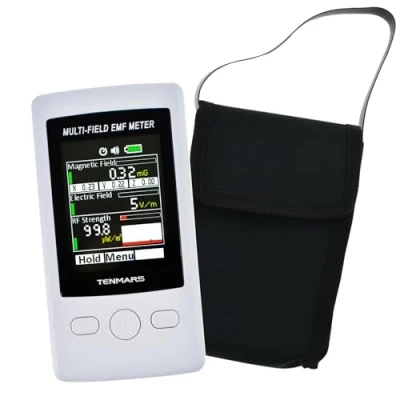 Imagen de Multi Campo EMF Metro Bolsillo ELF RF Gauss 2000mG Electromagnético Eléctrico Fuerza Ensayador con Advertencia Indicador