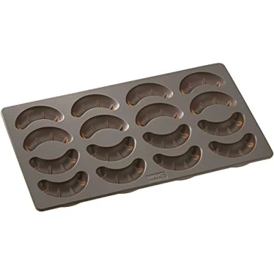 Imagen de Lurch 65015 Molde para minicruasanes, 17 x 30 cm, Color Negro