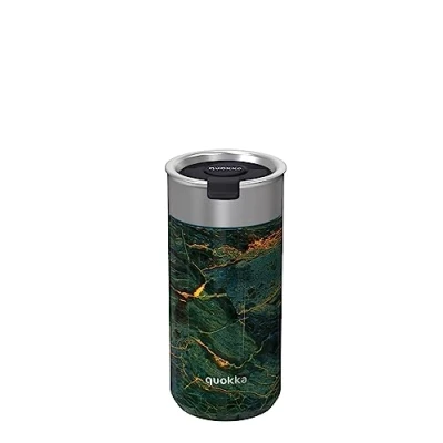 Imagen de Quokka VASO CAFE TERMICO ACERO INOXIDABLE BOOST GREENSTONE 400 ML