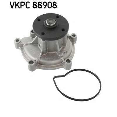 Imagen de SKF VKPC 88908 Bomba de agua con juntas Chapa acero para accionamiento correa poli V MERCEDES BENZ: Clase A, B